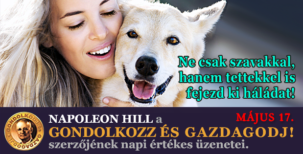Napóleon Hill - Máj.17.